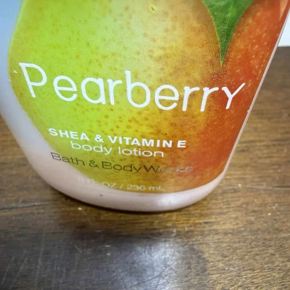 Retired Scent PEARBERRY By Bath & Body Works Shea & Vit. E Body Lotion 8 oz